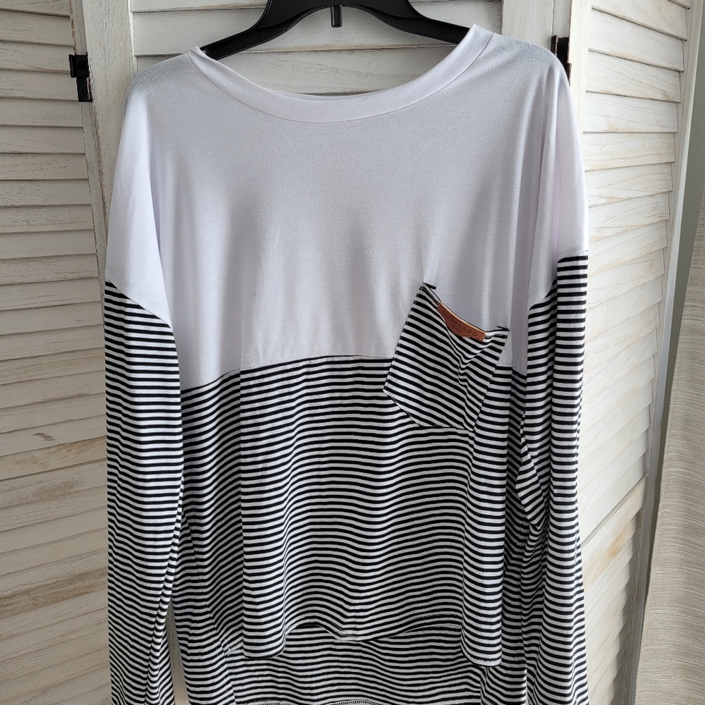 Striped Long Sleeve Top